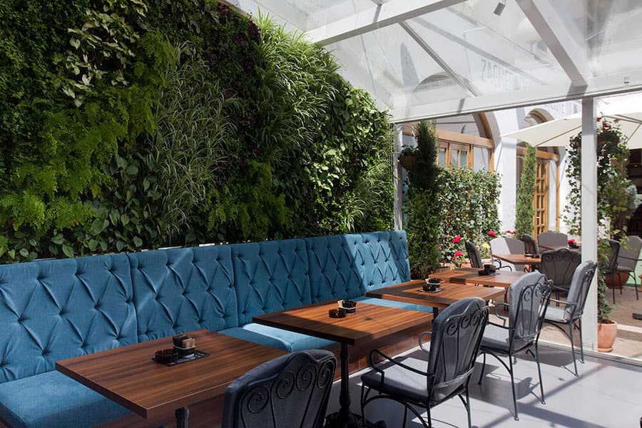 giardino verticale esterno