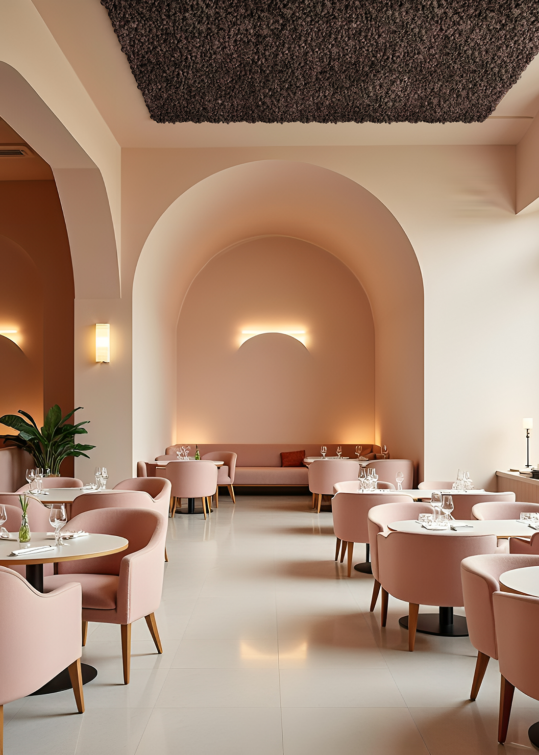 MW07 ristorante soffitto